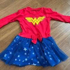 90cm ワンダーウーマン コスチューム　女の子　ハロウィン