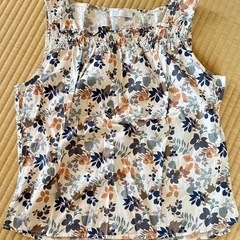 ノースリーブ　花柄　2点セットの画像