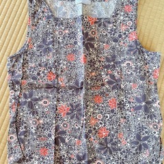 ノースリーブ　花柄　2点セットの画像