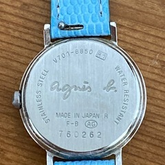 agnes b.  レディースウォッチ　中古の画像