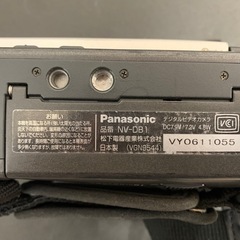 【ジャンク】　Panasonic ビデオカメラの画像