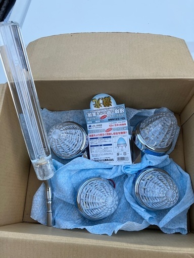 激光ledクリスタルホワイトマーカー12v 24v共通