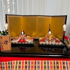 お値下げしました‼︎美品✨お雛様🎎雛人形🩵🩷の画像