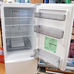 冷蔵庫 2ドア 153L 2022年 東芝 GR-U15BS ベジータ ホワイト系 100Lクラス TOSHIBA 札幌市 清田区 平岡の画像