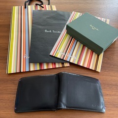 Paul Smith 二つ折　財布　ブラック　の画像
