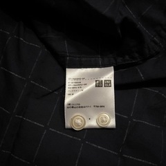 【未使用品】ユニクロ　メンズ　半袖シャツ　ネイビー　XLの画像