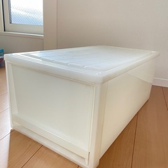 収納ケース 白の画像