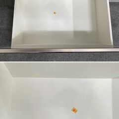ニトリ/NITORI キッチンボード アルミナ2 ホワイト 幅100cm ハイグロス 食器棚 100KB WH 中古家具 店頭引取歓迎 R8759