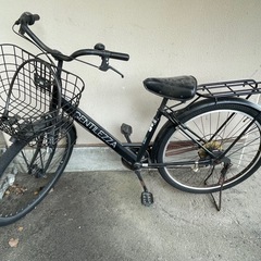 Amazon | シティサイクル ブラック 黒 完全組立 自転車 27インチ ギア - 自転車