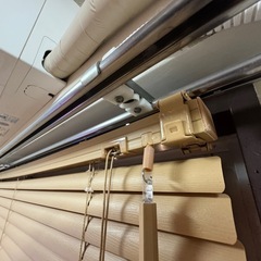 【ニトリ】木目調ブラインド×4組の画像