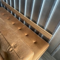 【展示品】Herman sofa 3p COMFORM 関家具　キャメル　ソファベッド　3人掛け　の画像
