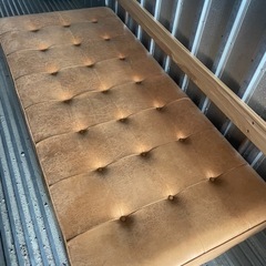 【展示品】Herman sofa 3p COMFORM 関家具　キャメル　ソファベッド　3人掛け　の画像