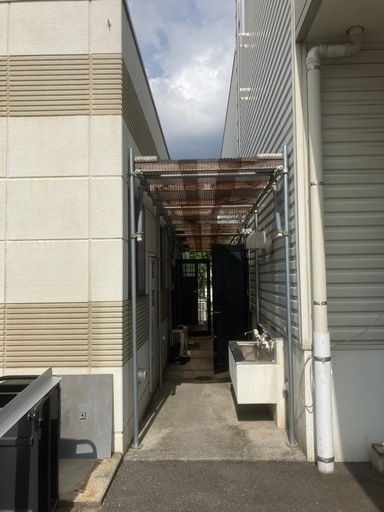 鋼管パイプ　屋根セット　クランプ　パイプ　屋根　　直接引き取り限定