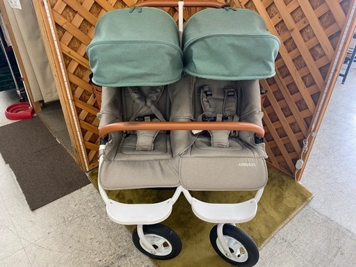 【愛品館 江戸川店】エアバギー ココダブルフロムバース 2人乗りベビーカーID:110-025050-007