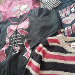 ③120cm～　秋、冬用　女の子　まとめて17点　ブランドありの画像