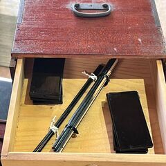 【愛品館 市原店】当時物 輪島総黒 割子重箱 10人前 の画像