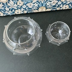 未使用 花瓶 ガラス 水耕栽培 デザイナー雑貨 テラリウム アクアリウムの画像