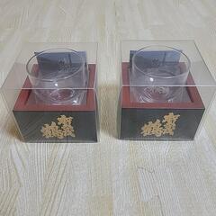 賀茂鶴　枡入りグラス2セット(おまけ可)