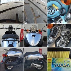 HONDAの原付 TODAY FI AF67 シルバー 実働・整備済・即納可 新品部品交換多数/ 50cc バイクの画像