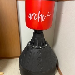 【archi】 サンドバッグ スタンド 自宅用 ボクシング スタンド型　グローブ付き！の画像