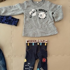 90センチ秋冬服まとめ売りの画像