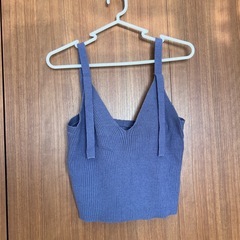 お値下げ致しました⭐️薄紫色 カーディガン 長袖 アンサンブル　キャミソール　Mの画像