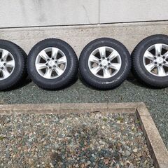 ランクルプラド純正ホイールブリザックスタッドレスタイヤDM-V3...
