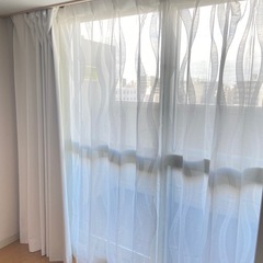 決まりました🙇ニトリ　カーテン•レース4枚セット　
