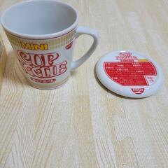 陶磁器蓋付きカップヌードルマグの画像