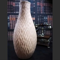 新品 ジャパンディ ACTUS  花瓶 木目 北欧雑貨の画像