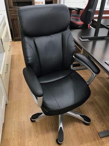 ★ジモティ割あり★ ニトリ ワークチェア ブラック クリーニング済み KJ6545