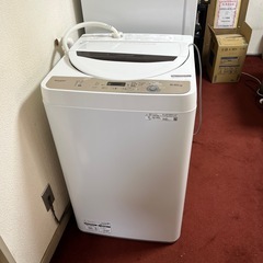 シャープ洗濯機6.0㌔2022年製