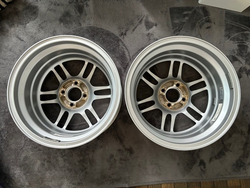 美品】ENKEI RPF1 16インチ7J+35 PCD100 4H 2本 (しびしん) 帯広