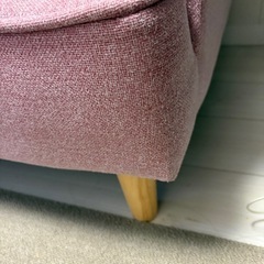 カウチソファ オットマン　クッション2個付きの画像