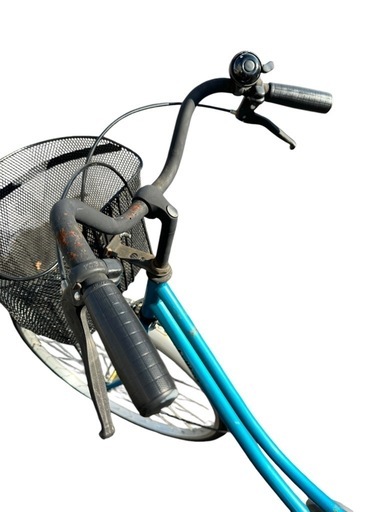 自転車 27インチ ママチャリ パンクなし‼️ ライト付き 通勤通学 A10035