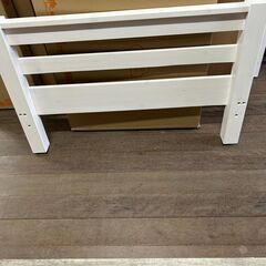 シングルベット　ヘッド　フッド　引き取り限定（佐賀県）新品　DIY用加工して手作りベットの画像