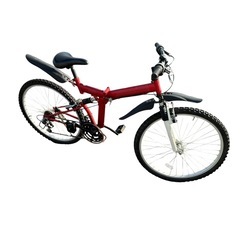 クロスバイク マウンテンバイク 26インチ パンクなし‼️ 18変速 通勤通学 A10036の画像