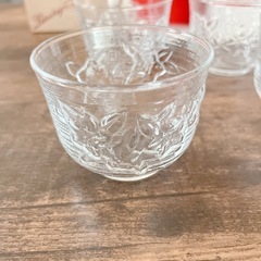【値下げしました】未使用品 ガラス 小鉢 5個 石塚硝子の画像
