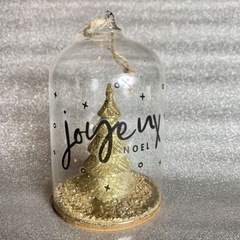 新品 ACTUS ガラス オーナメント スノードーム 北欧雑貨 クリスマスの画像