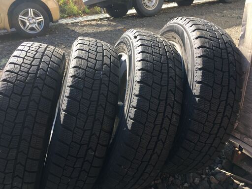 155/65R13スタッドレスタイヤホイールセット4本