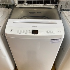 12/20値下げしました?洗えるスーツ?Haier 7kg洗濯機 ホワイト 2023年製 JW-U70B 槽風乾燥 お急ぎコース NO.3913F