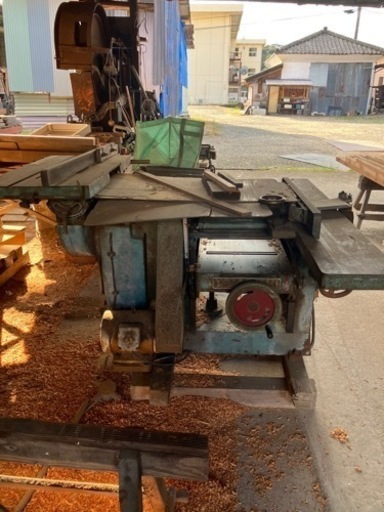 値段下げました❗️木工用　自動プレナ機　動力