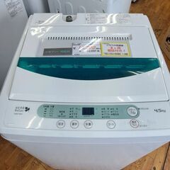 【リサイクルショップどりーむ鹿大前店】No.11156　洗濯機　ヤマダ　2019年製　4.5㎏　YWM－T45AI　写真参照