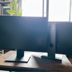 【受付終了】DELLモニター2台