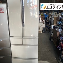 2012年製　ノンフロン冷凍冷蔵庫　製氷機付き　475L R-S...