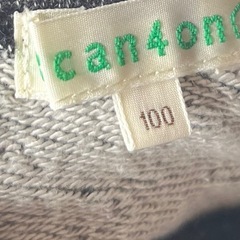 3can4on デニム ワンピース 90の画像
