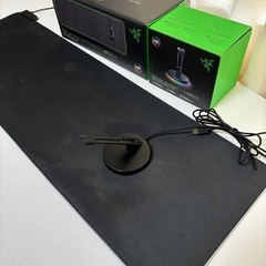 終了【断捨離】マウスパッドとマウスバンジーセット　使用感あり！