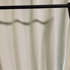 ハンガーラック コンパクトパイプハンガー 黒 幅45cm 奥行42cm 高151cm CPH-45BKの画像