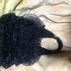 黒のハンドバッグ 未使用品 シック の画像