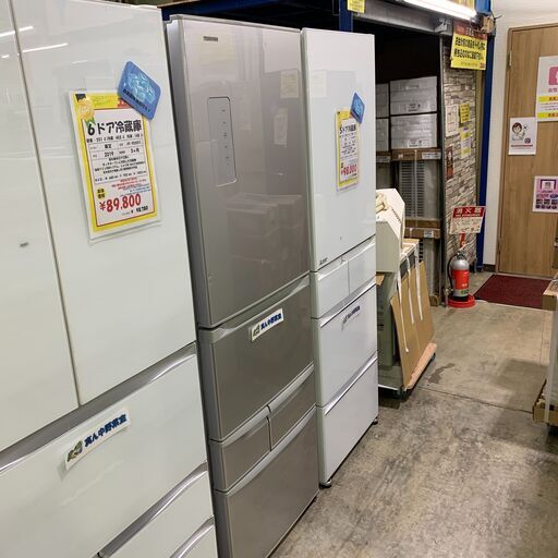 3D冷蔵庫 東芝 410L GR-436G（S） 2016年 中古商品 店頭決済